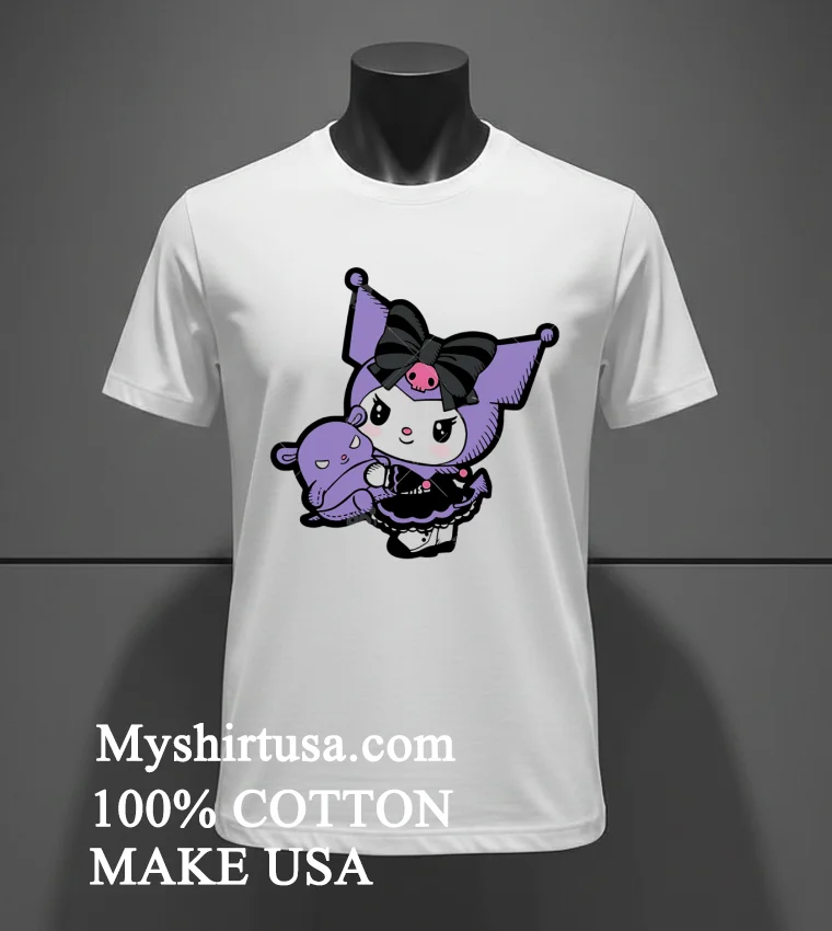 Kuromi Hawaii Hello Kitty Halloween Shirt White T Shirt 2