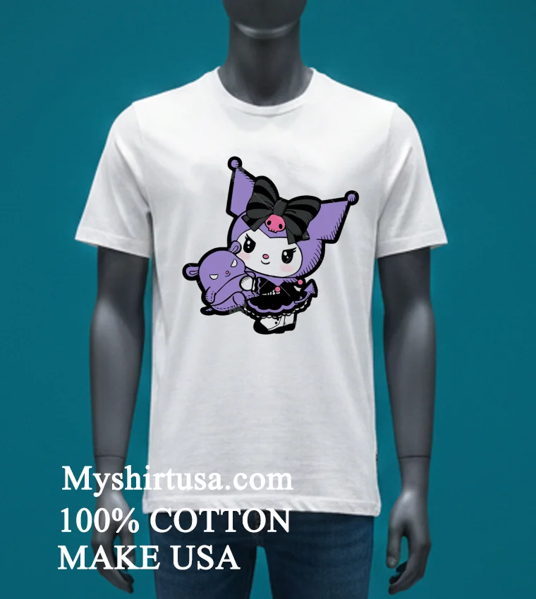 Kuromi Hawaii Hello Kitty Halloween Shirt White T Shirt 3