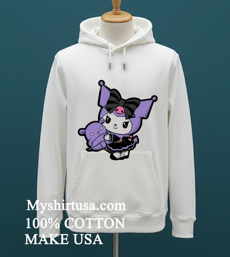 Kuromi Hawaii Hello Kitty Halloween Shirt White T Shirt