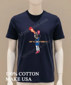 Kyrie He S On Fire Video Games funny america t-shirts