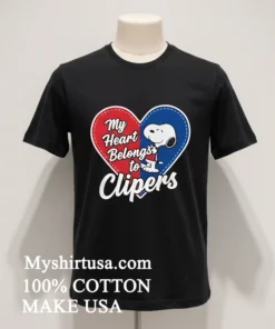 La Clippers X Snoopy Cartoon Valentine 2026 Shirt