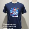 La Dodgers Santa Claus Merry Christmas Shirt Navy Shirt 1
