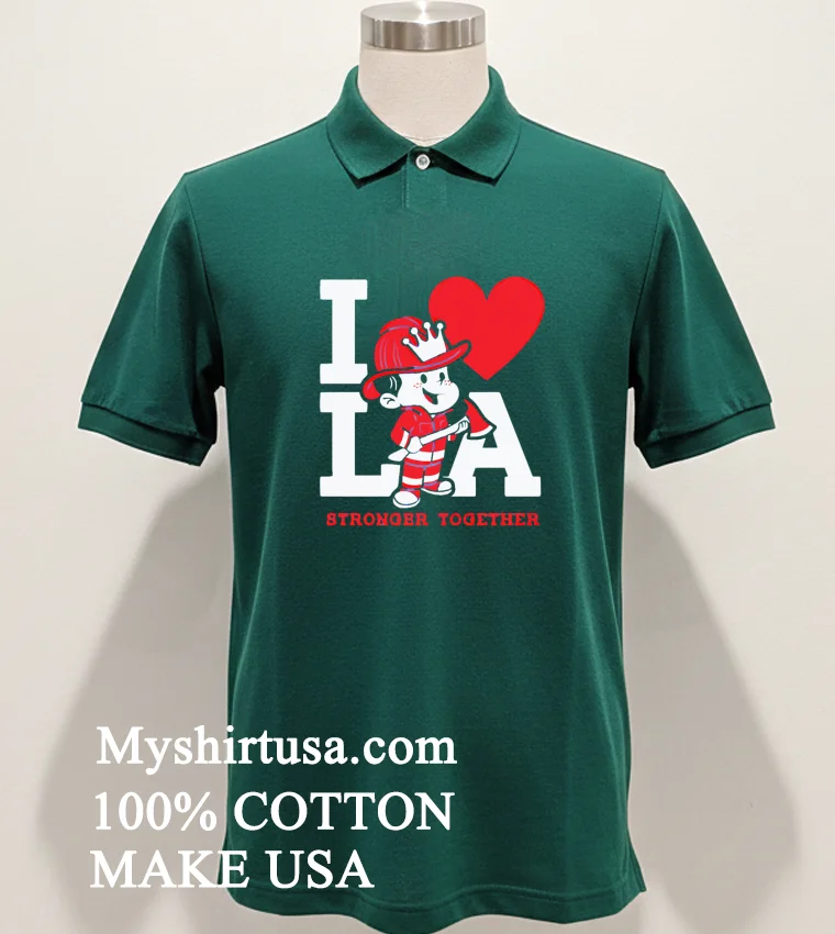 La Fires Stronger Together Shirt Green Shirt