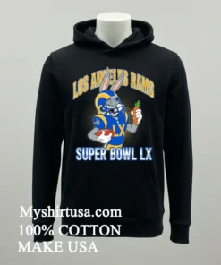 La Rams Super Bowl Lx X Bugs Bunny Cartoon Shirt