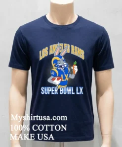 La Rams Super Bowl Lx X Bugs Bunny Cartoon Shirt