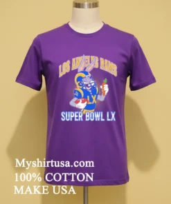La Rams Super Bowl Lx X Bugs Bunny Cartoon Shirt
