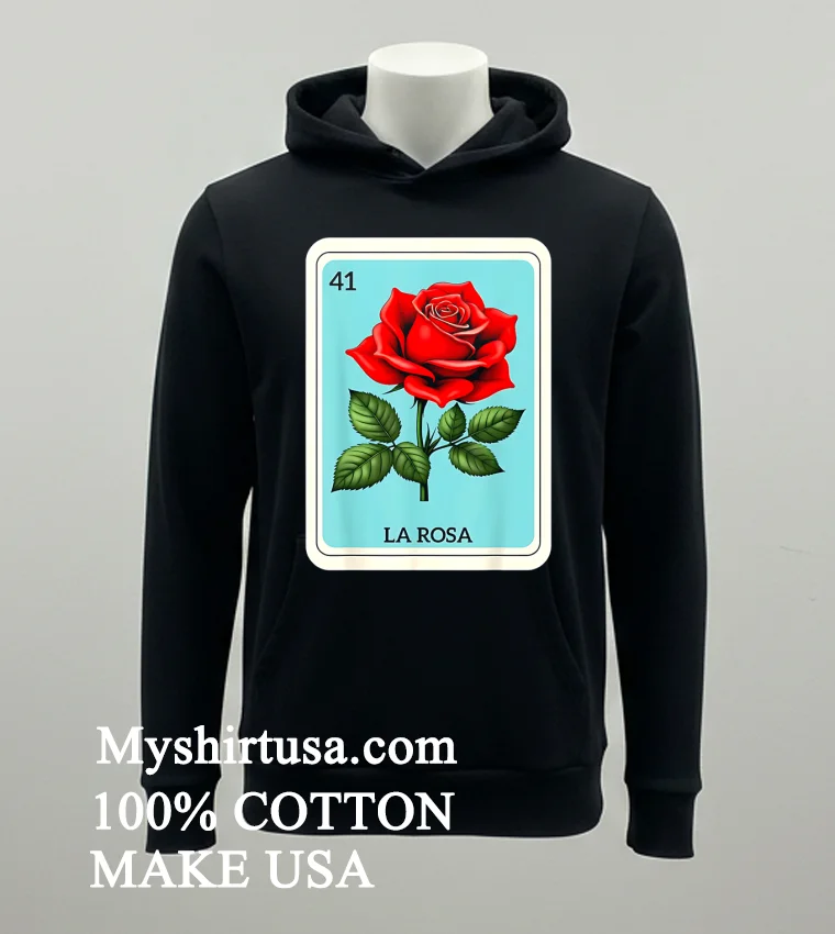 La Rosa Mexican Lottery Card Game Shirt - balck-shirt La Rosa Mexican Lottery Card Game Shirt Balck Shirt