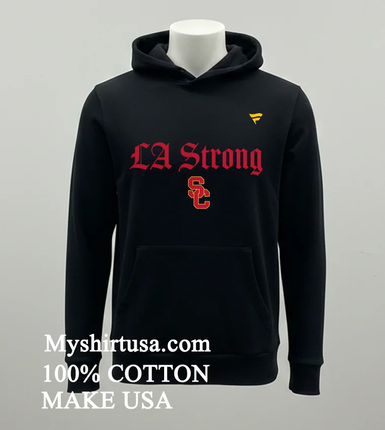 La Strong Usc Trojans Football Shirt Balck Shirt