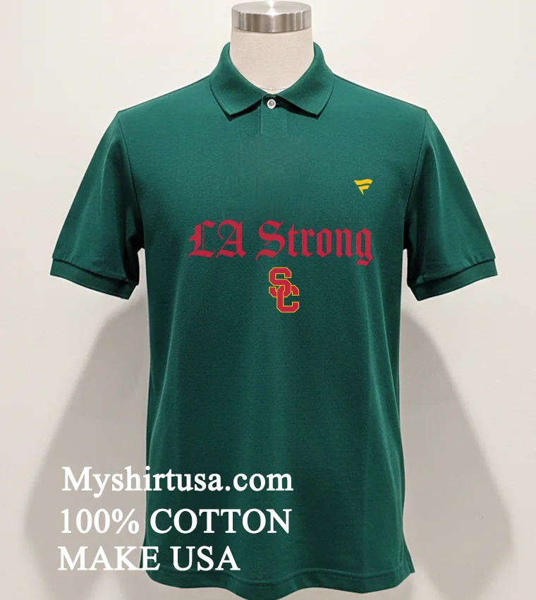 La Strong Usc Trojans Football Shirt - green-shirt La Strong Usc Trojans Football Shirt Green Shirt