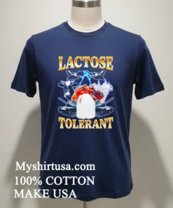 Lactose Tolerant Lightning Graphic Shirt