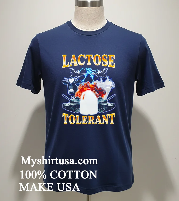 Lactose Tolerant Lightning Graphic Shirt Navy Shirt