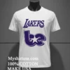 Lakers Be X Billie Eilish Basketball Shirt White T Shirt 3