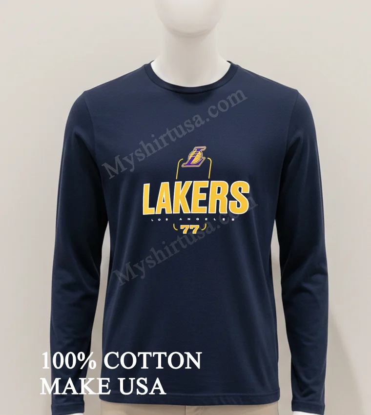 Lakers Luka Doncic Los Angeles Lakers Behind Shirt Hoodie Shirt