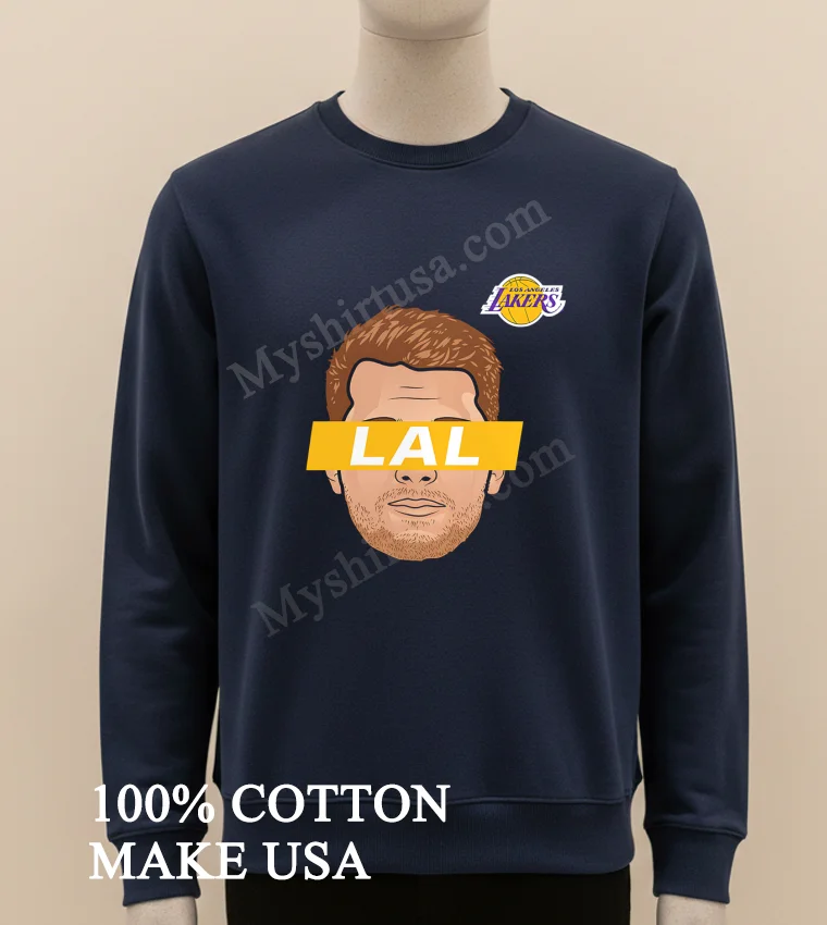 Lal Big Head Luka Doncic Los Angeles Lakers Shirt Long Sleve Shirt