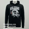 Las Vegas Raiders Mens Football Skeleton Player Burning Shirt Balck Shirt