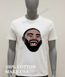Laughing Man Face With Beard Graphic Design funny america t-shirts