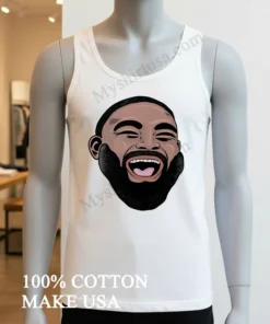 Laughing Man Face With Beard Graphic Design funny america t-shirts