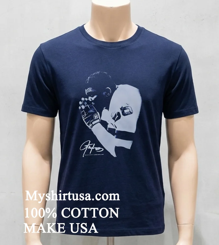 Lawrence Taylor New York Giants Signature Nfl Retro Shirt - navy-shirt Lawrence Taylor New York Giants Signature Nfl Retro Shirt Navy Shirt