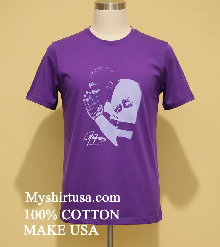 Lawrence Taylor New York Giants Signature Nfl Retro Shirt Purple Shirt