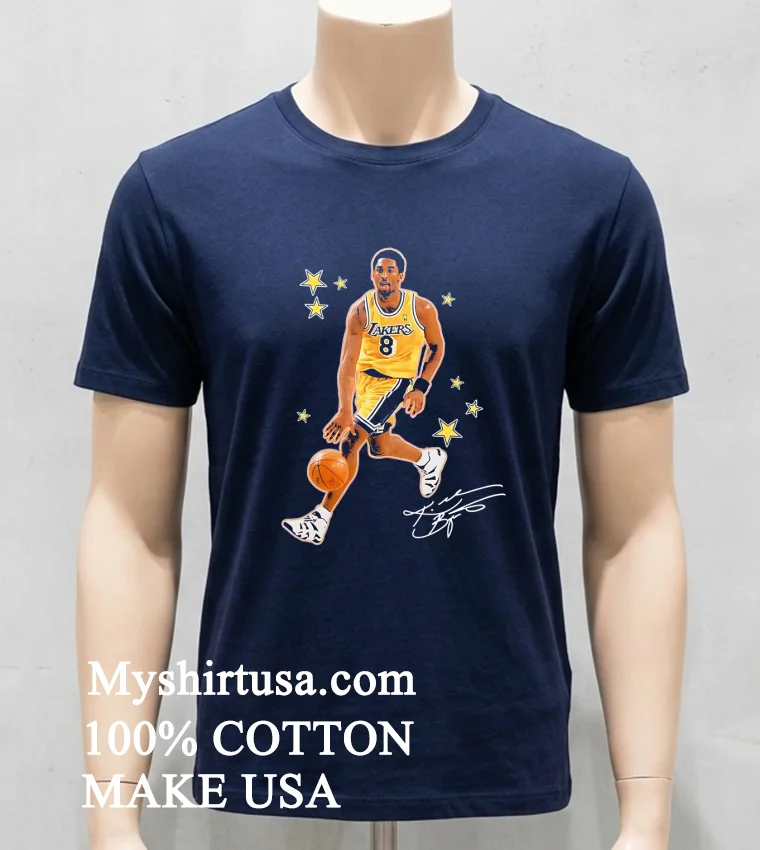 Legendary Kobe Bryant Los Angeles Lakers Player Signature Shirt - navy-shirt Legendary Kobe Bryant Los Angeles Lakers Player Signature Shirt Navy Shirt