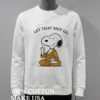 Let That Shit Go Snoopy Meditating Buddha Cartoon Character Shirt White T Shirt 4