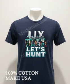Let’s Hunt Hurts Barkley Smith Brown Philly funny america t-shirts