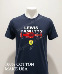 Lewis Hamilton Signature Car funny america t-shirts