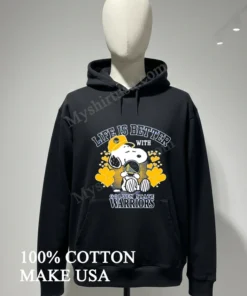 Life Is Better With Golden State Warriors Snoopy funny america t-shirts