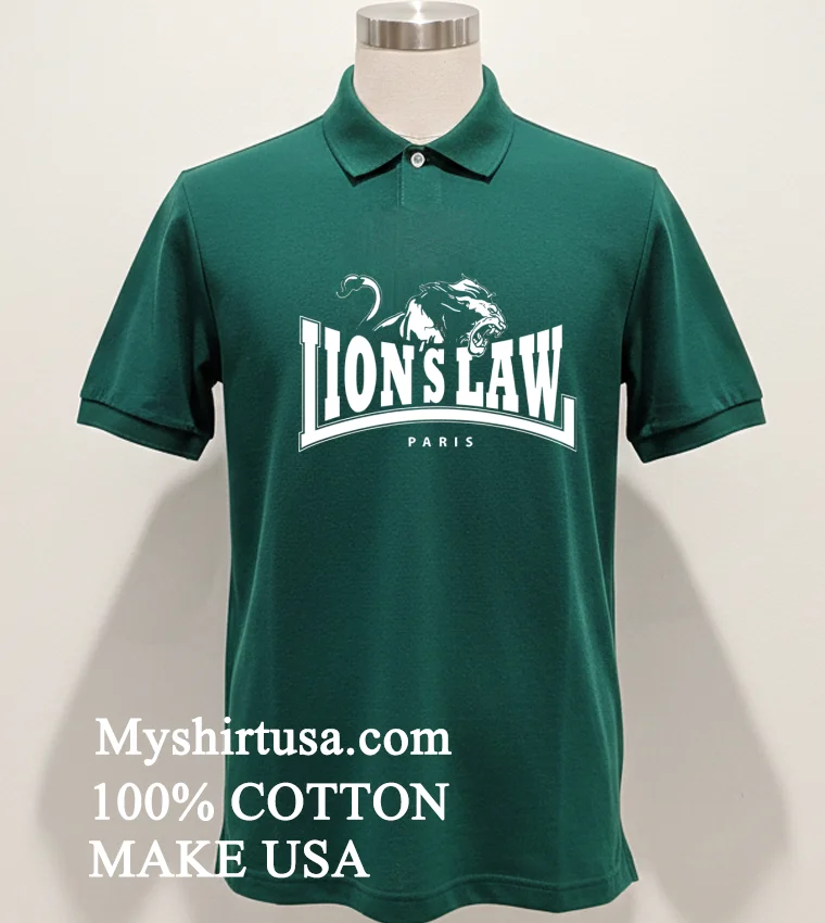 Lions Law Paris Logo Shirt Green Shirt