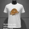 Loaf Struck Cute Loaf Of Bread With Hearts Shirt White T Shirt 1