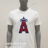 Los Angeles Angels Baseball Team Logo Shirt White T Shirt 1