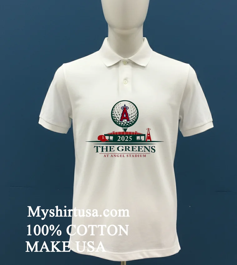 Los Angeles Angels The Greens At Angel Stadium 2025 Shirt White T Shirt 1