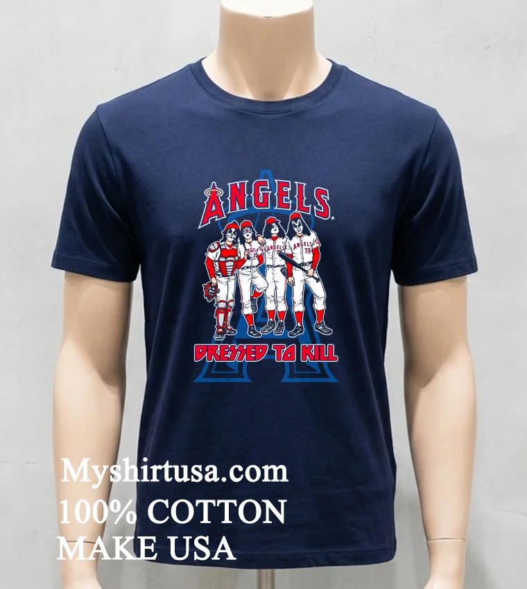 Los Angeles Angels X Dressed To Kill Shirt Navy Shirt
