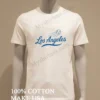 Los Angeles Baseball Home Run Shirt White T Shirt