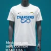 Los Angeles Chargers Nfl Elvis Presley Loves You Fan Shirt White T Shirt 3