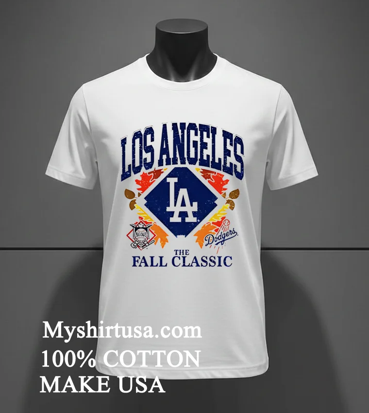 Los Angeles Dodgers Baseball The Fall Classic 2025 Shirt - white-t-shirt Los Angeles Dodgers Baseball The Fall Classic 2025 Shirt White T Shirt 3