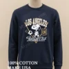 Los Angeles Football Club Snoopy Soccer Ball Gold Shirt Long Sleve Shirt