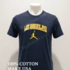 Los Angeles Jumpman Basketball Shirt Navy Shirt 1