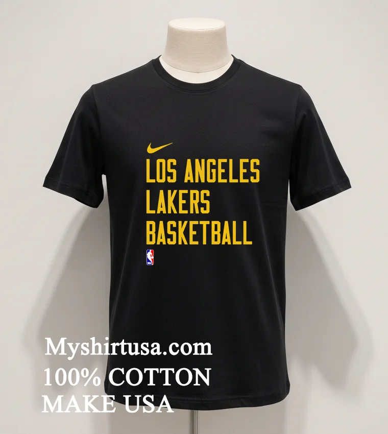 Los Angeles Lakers Basketball Logo Nba Shirt Balck Shirt 1