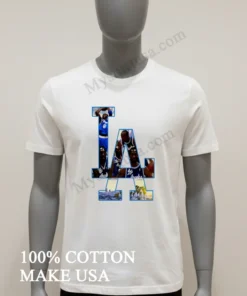 Los Angeles Lakers Kobe Bryant Blue Jersey La funny america t-shirts