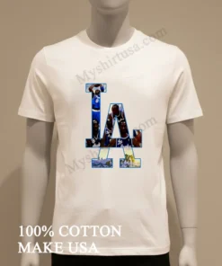 Los Angeles Lakers Kobe Bryant Blue Jersey La funny america t-shirts