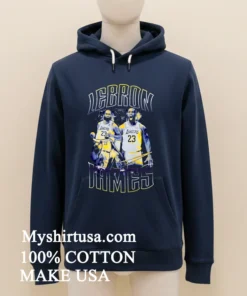 Los Angeles Lakers Lebron James Nba Graphic Night Shirt