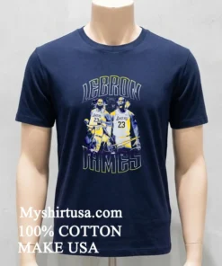 Los Angeles Lakers Lebron James Nba Graphic Night Shirt