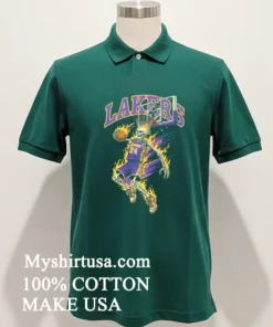 Los Angeles Lakers Men’s Basketball Skeleton Player Fire Shirt