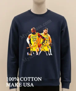 Los Angeles Lakers New Duo 2025 Luka Doncic And Lebron Vintage funny america t-shirts