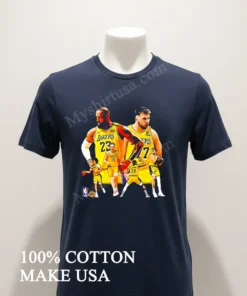 Los Angeles Lakers New Duo 2025 Luka Doncic And Lebron Vintage funny america t-shirts