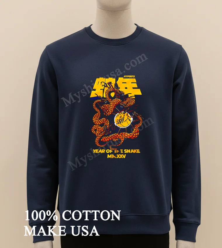 Los Angeles Lakers X Hyperfly Year Of The Snake 2025 Happy Lunar New Year Shirt Long Sleve Shirt