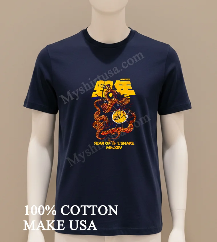 Los Angeles Lakers X Hyperfly Year Of The Snake 2025 Happy Lunar New Year Shirt Navy Shirt