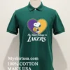 Los Angeles Lakers X Snoopy Cartoon Valentine 2026 Shirt Green Shirt