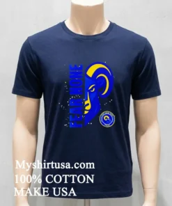 Los Angeles Rams Fear None Logo Shirt Navy Shirt